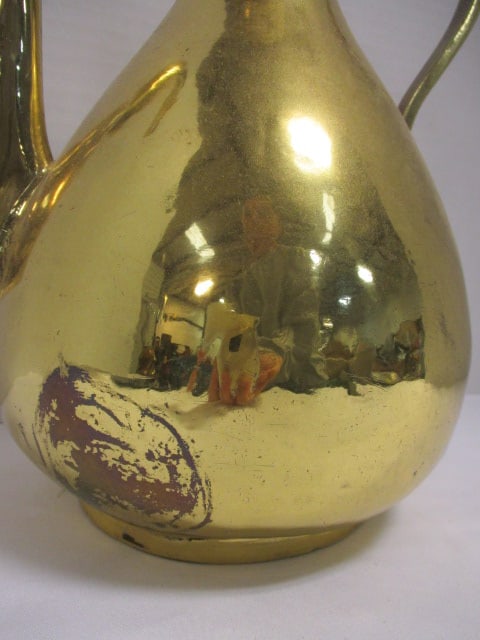 Vtg. Ewer/Water Pitcher w/Bulbous Body - 2