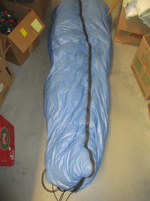 Blue Lightweight Sleeping Bag: .