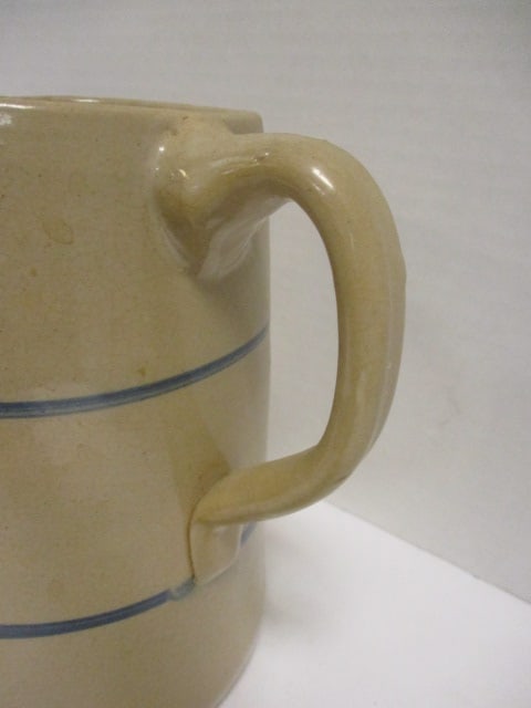 Marshall Pottery ? Stripe Pottery Salt Glaze Pitcher - 2