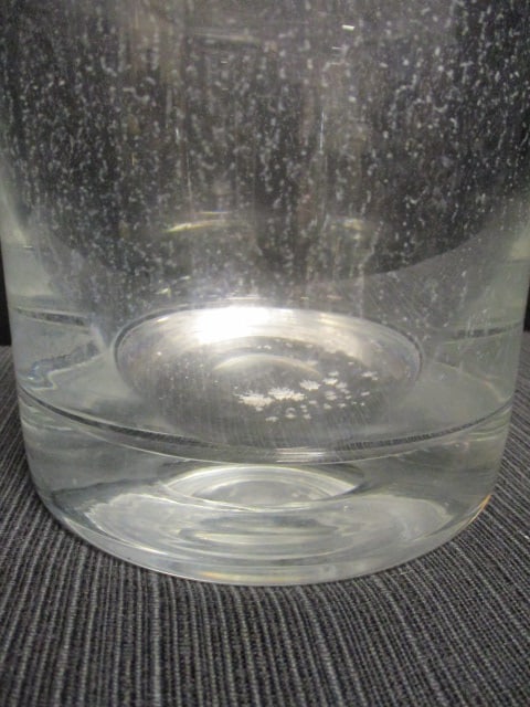 Dartington Style Crystal Decanter w/Flat Top Stopper - 2