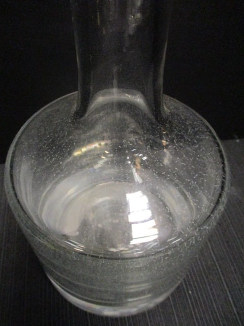 Dartington Style Crystal Decanter w/Flat Top Stopper - 3
