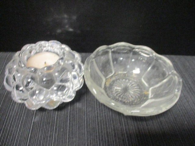 Water Pitcher, Misc. Glassware Grouping - 4