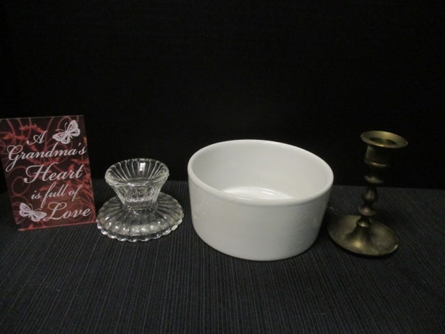Water Pitcher, Misc. Glassware Grouping - 7