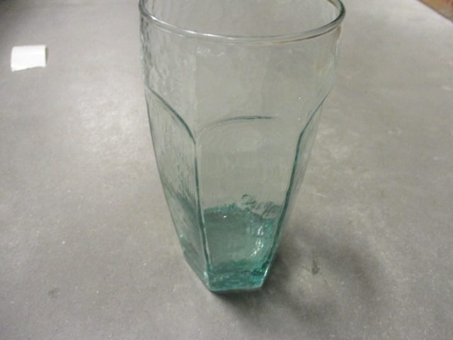 Drinking Glasses-Acanthus Leaf Design, Green Textured, etc. - 2