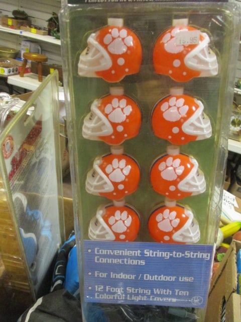 Panthers Throw, Clemson String Lights, etc. - 4