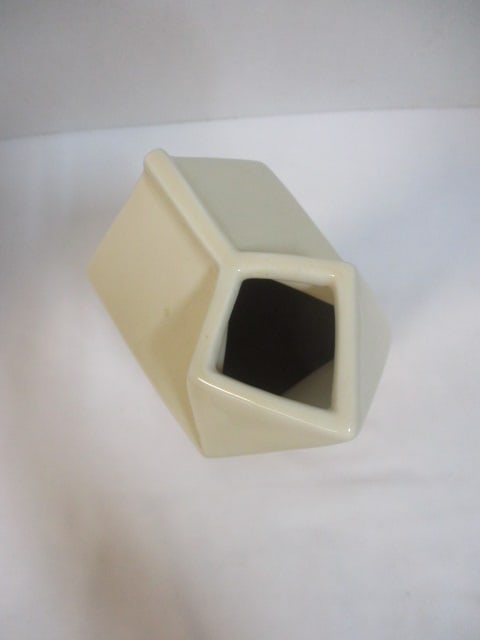 Bando Pottery Vtg. Orange Juice Carton Pitcher - 2