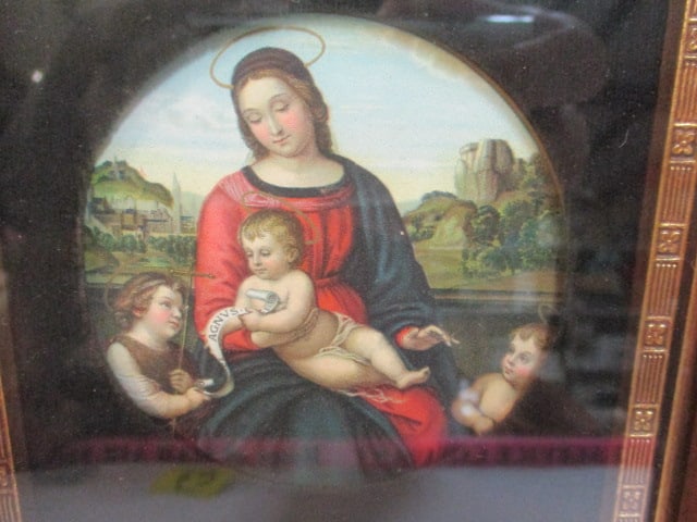 Madonna by Raphael Framed Wall Art - 2