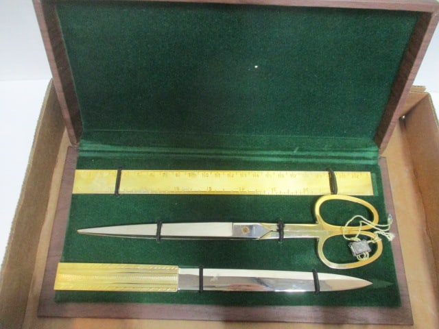 Vtg. Office Misc. Grouping-Magnifying Glass, Clips, Letter - 7