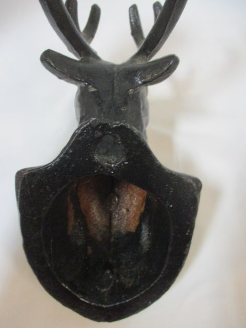 Cast Iron Deer Mount Wall Art - 3
