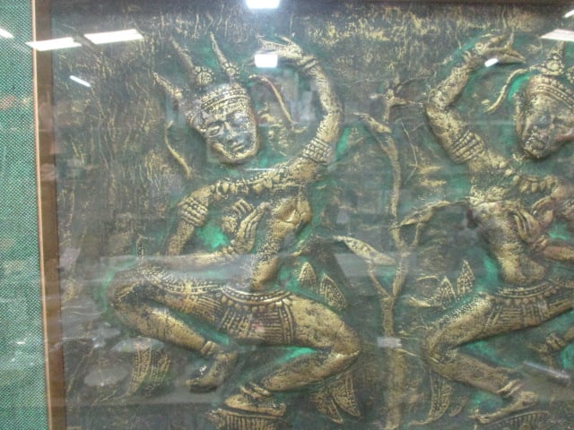 MCM Asian Buddhist Shadow Box Framed Wall Art - 2