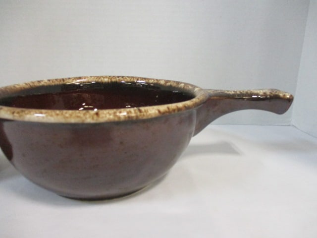 Hull Pottery Brown Drip Bowl & Marcrest Mug - 2