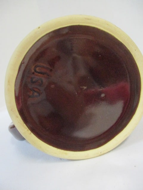 Hull Pottery Brown Drip Bowl & Marcrest Mug - 7