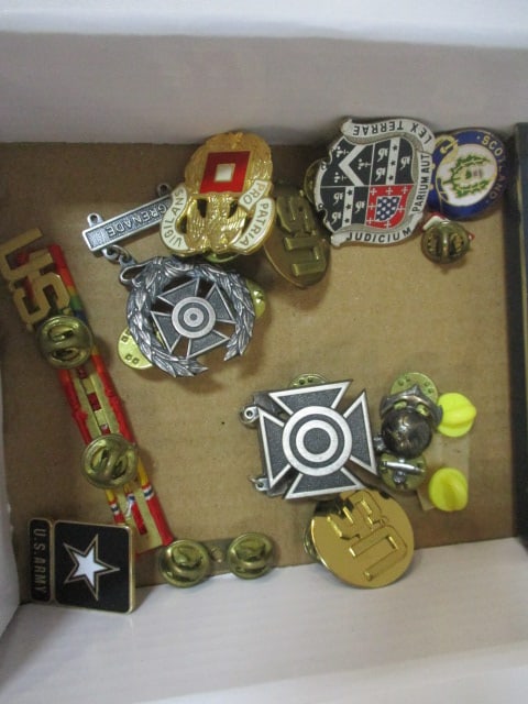 Military Pins, Medals & Insignias Grouping - 2