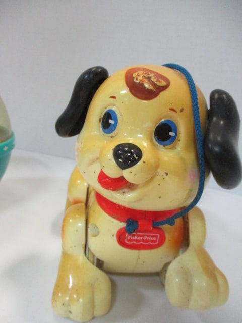 Fisher Price Roly Poly & Vtg. Dog Pull Toy - 2