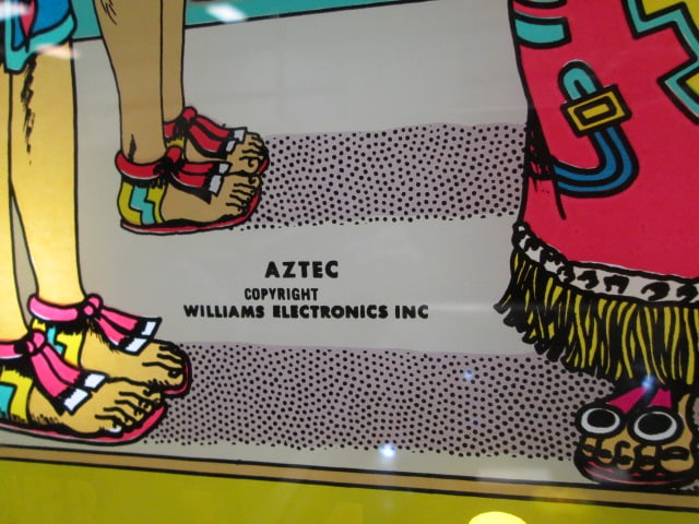 Vintage Williams Electronics Inc. "Aztec" Pinball Machine - 7