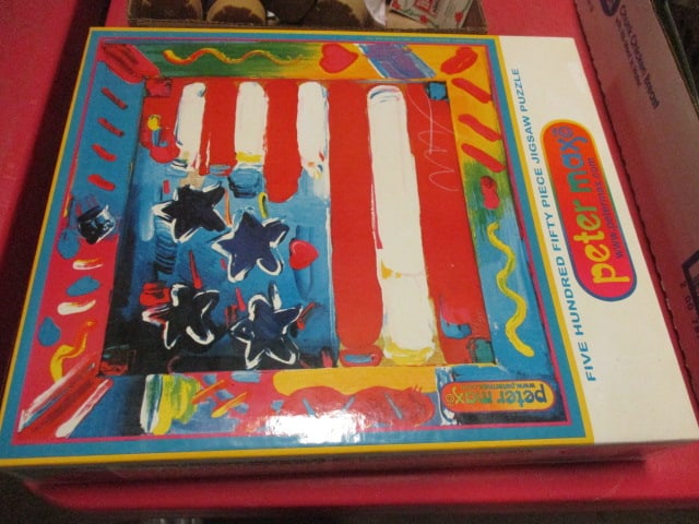 1999 Sealed Peter Max 550 Piece Jigsaw Puzzle: .