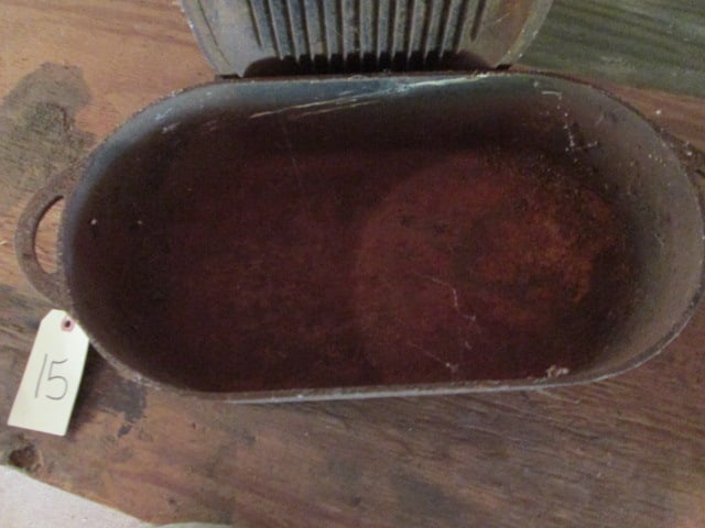Cast Iron Deep Fish Fryer with Grill Lid - 3