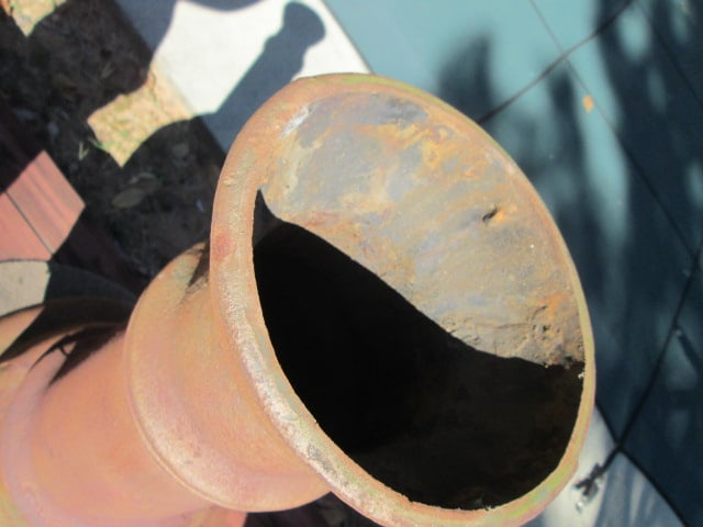 Cast Metal Chiminea with Stand - 6