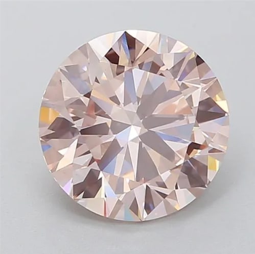 ON SALE: Round Brilliant Cut Diamond 3.52 Carat Fancy Pink VS1 Clarity IGI Certificate: This exceptional 3.52 carat round brilliant cut diamond features a stunning Fancy Pink colour paired with VS1 clarity. With ideal cut proportions, excellent polish, and symmetry, this diamond offers r