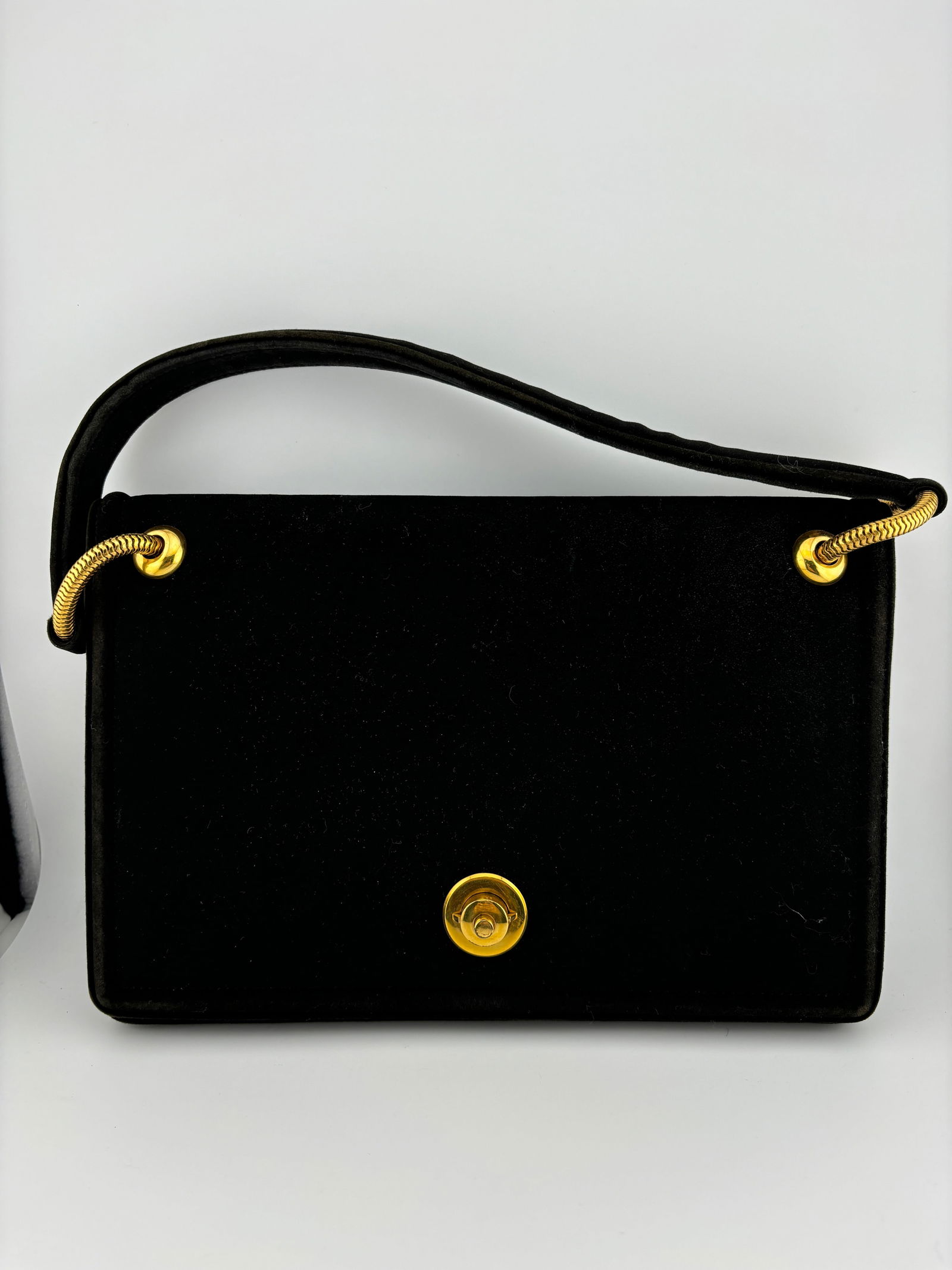 Vintage Hermes Suede & Leather Handbag (1 of 10)