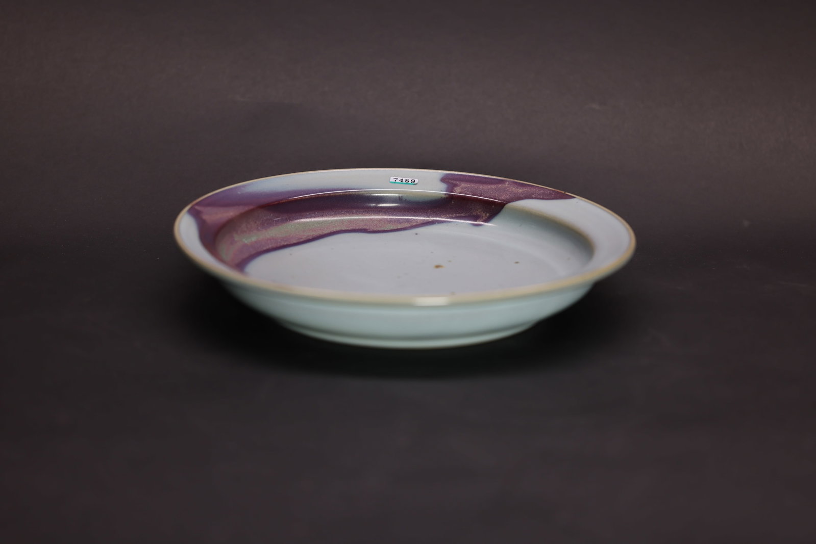 A 'Jun' Flambé-Glazed Mallow-Shaped Washer, Jin-Yuan Dynasty (1 of 9)