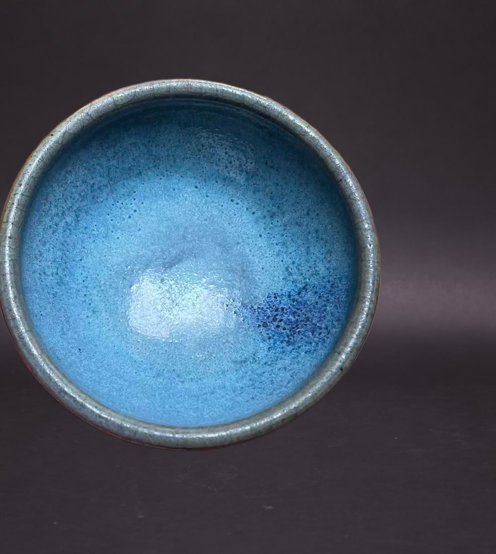 A Jun Ware Sky-Blue Bowl: N/A