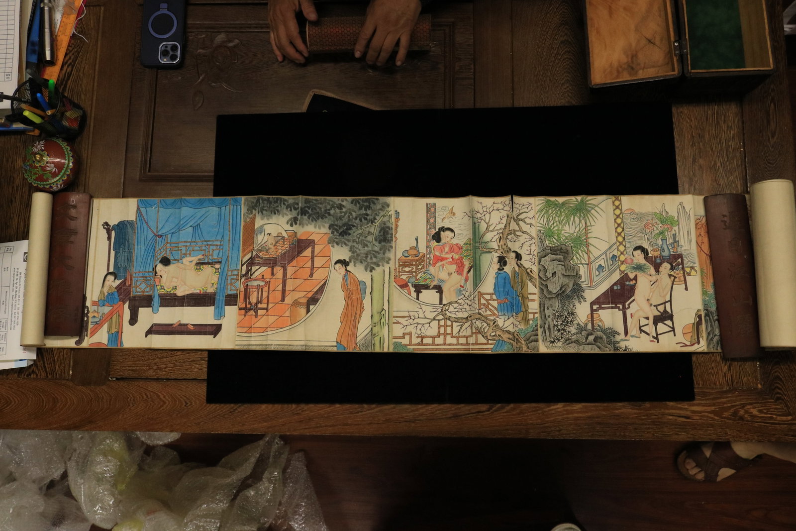 Late Qing Erotic Handscroll - 2