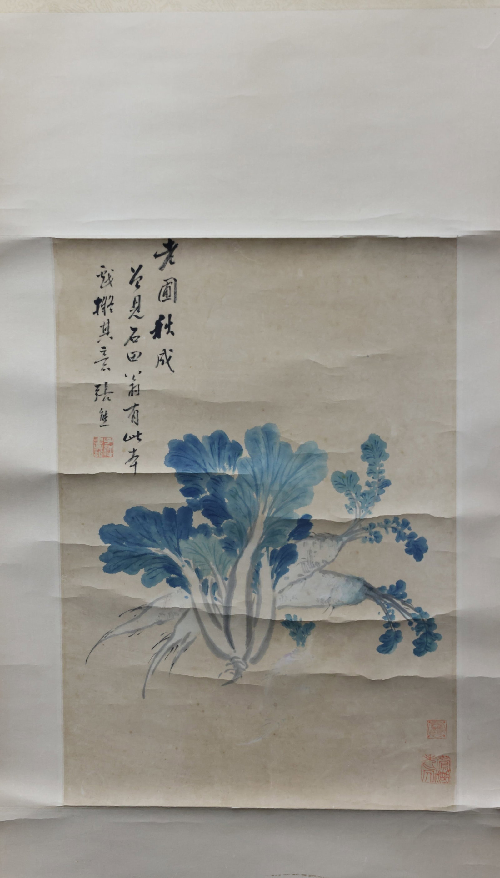 Floral Painting Handscroll by Zhang Zixiang (1 of 6)