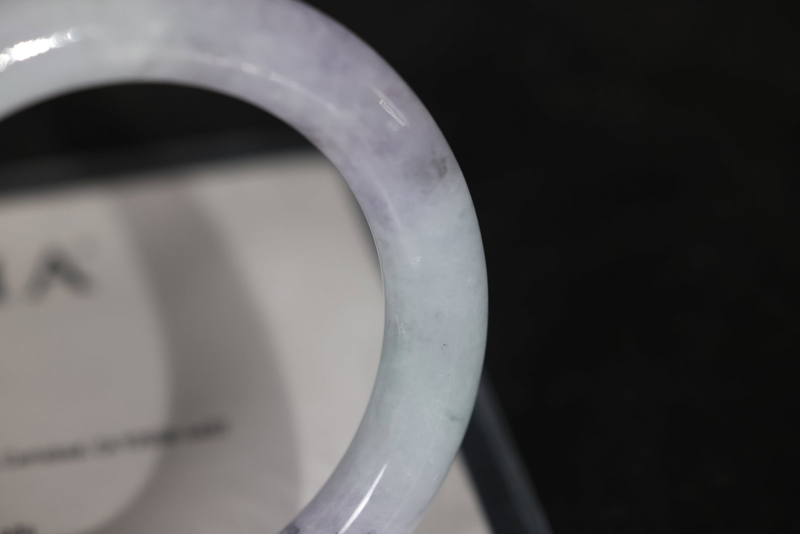 Jadeite Round Bangle (Spring-Colored) with GIA Certificate - 8