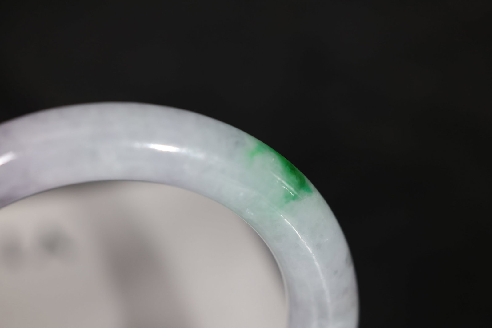 Jadeite Round Bangle (Spring-Colored) with GIA Certificate - 9