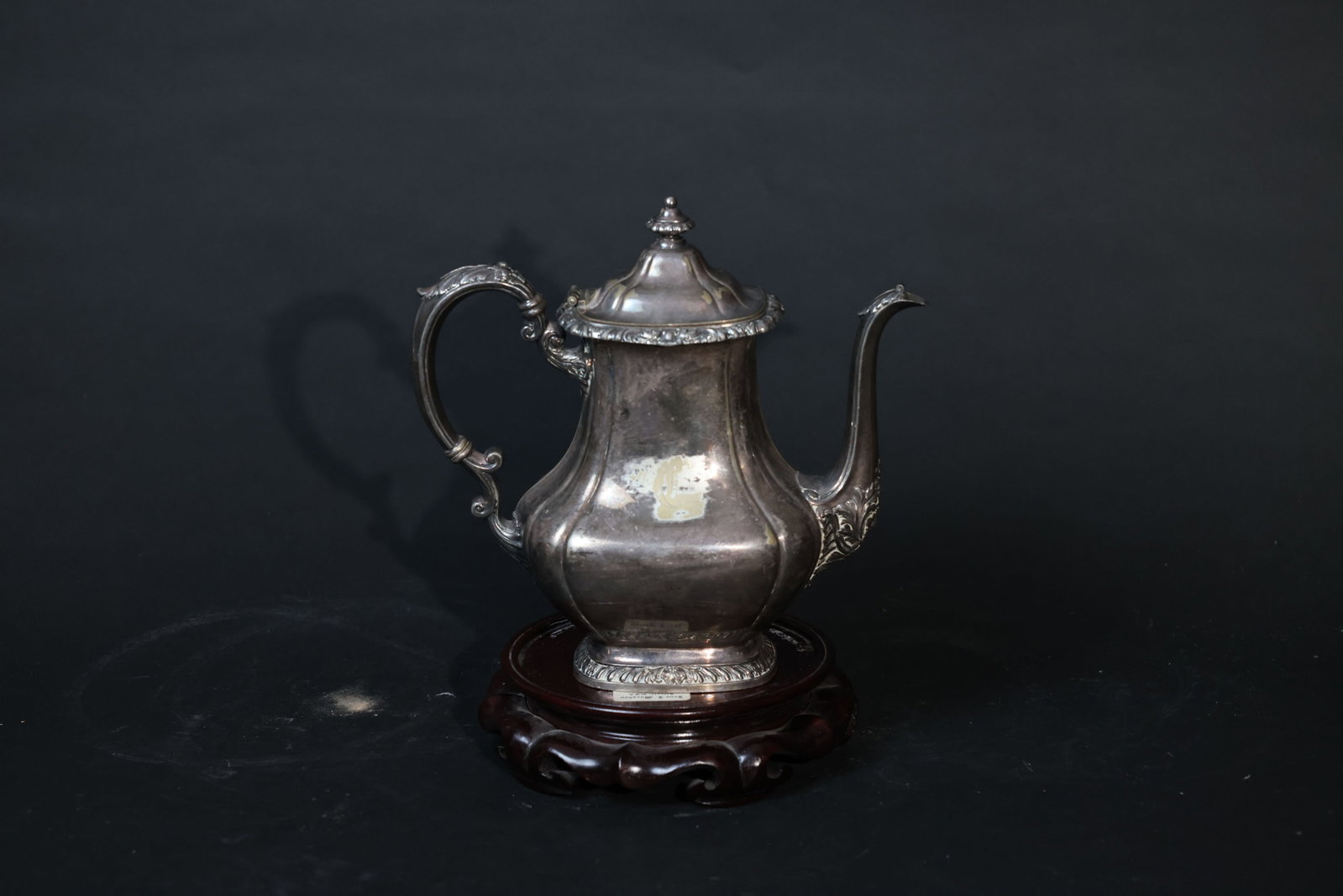 European Silver-Plated Repoussé Coffee Pot (1 of 12)