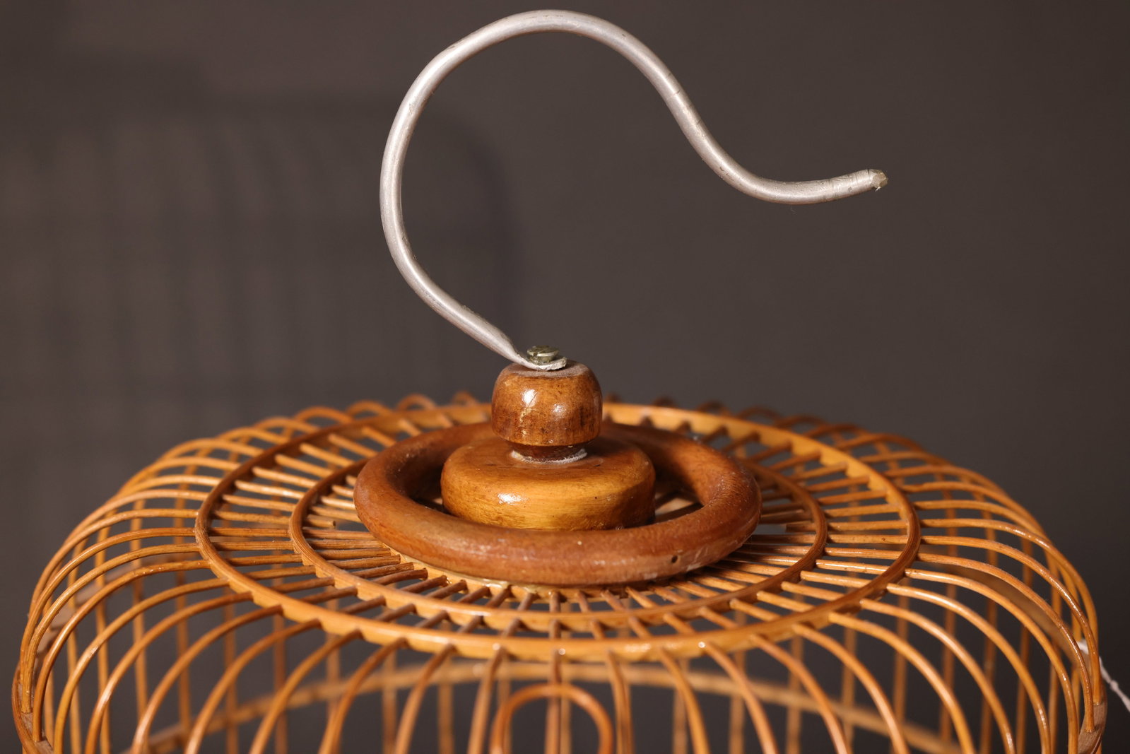 Unadorned Bamboo Birdcage - 2