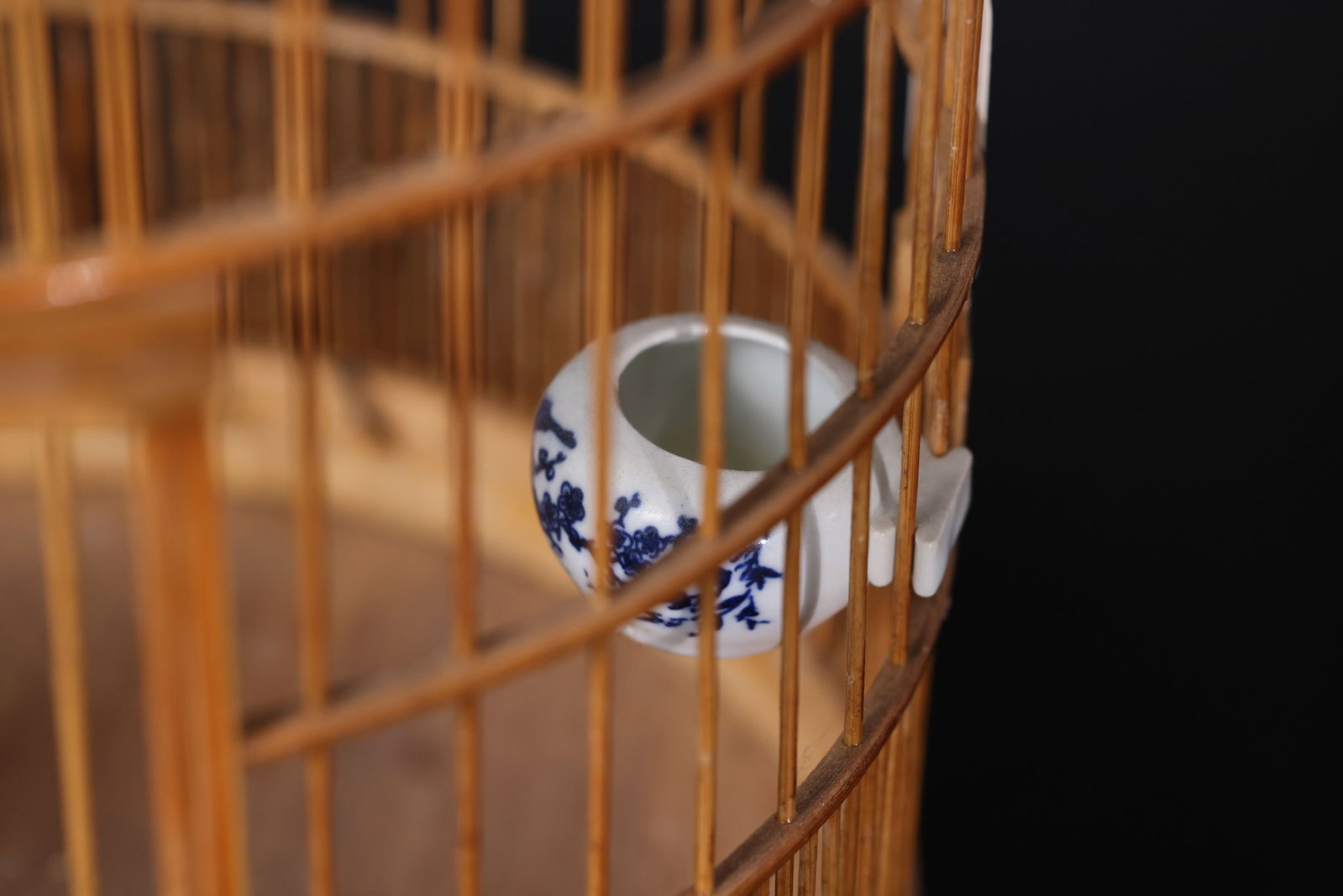 Unadorned Bamboo Birdcage - 3