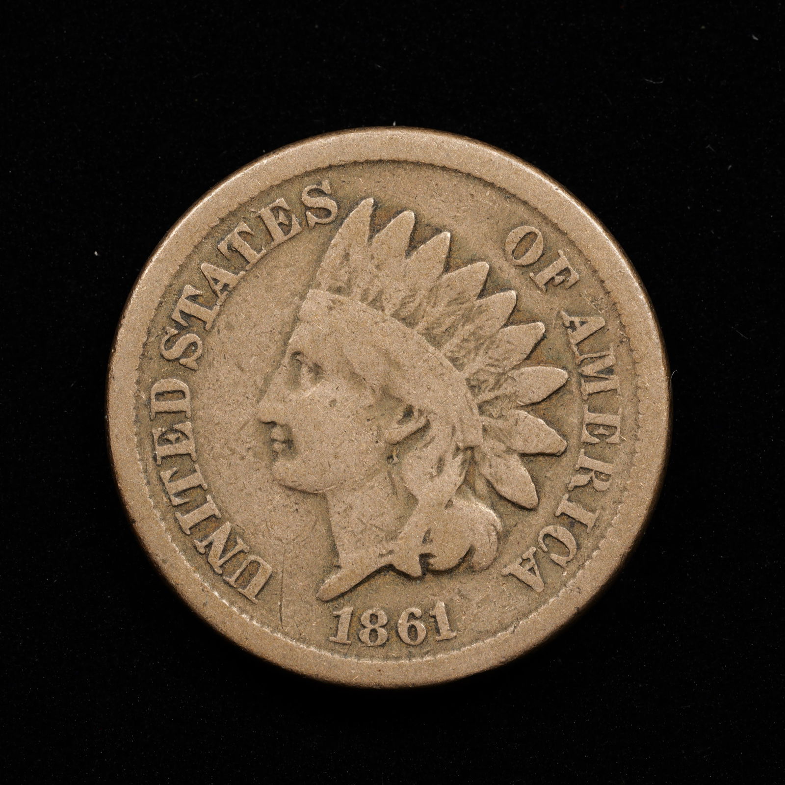 1861 Indian Head Small Cent 1c (1 of 2)