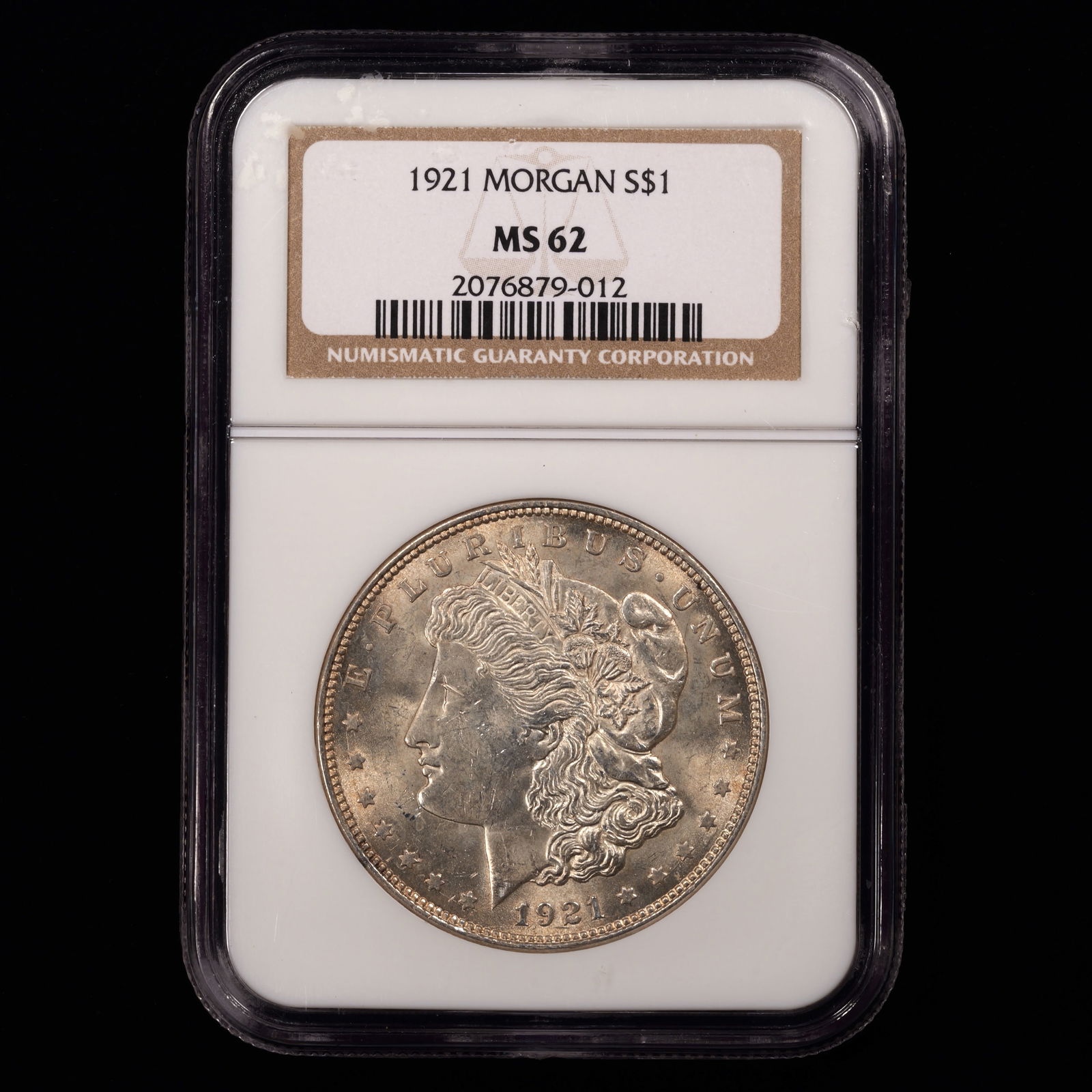 1921 Morgan Silver Dollar $1 - NGC GRADED MS62 (1 of 4)