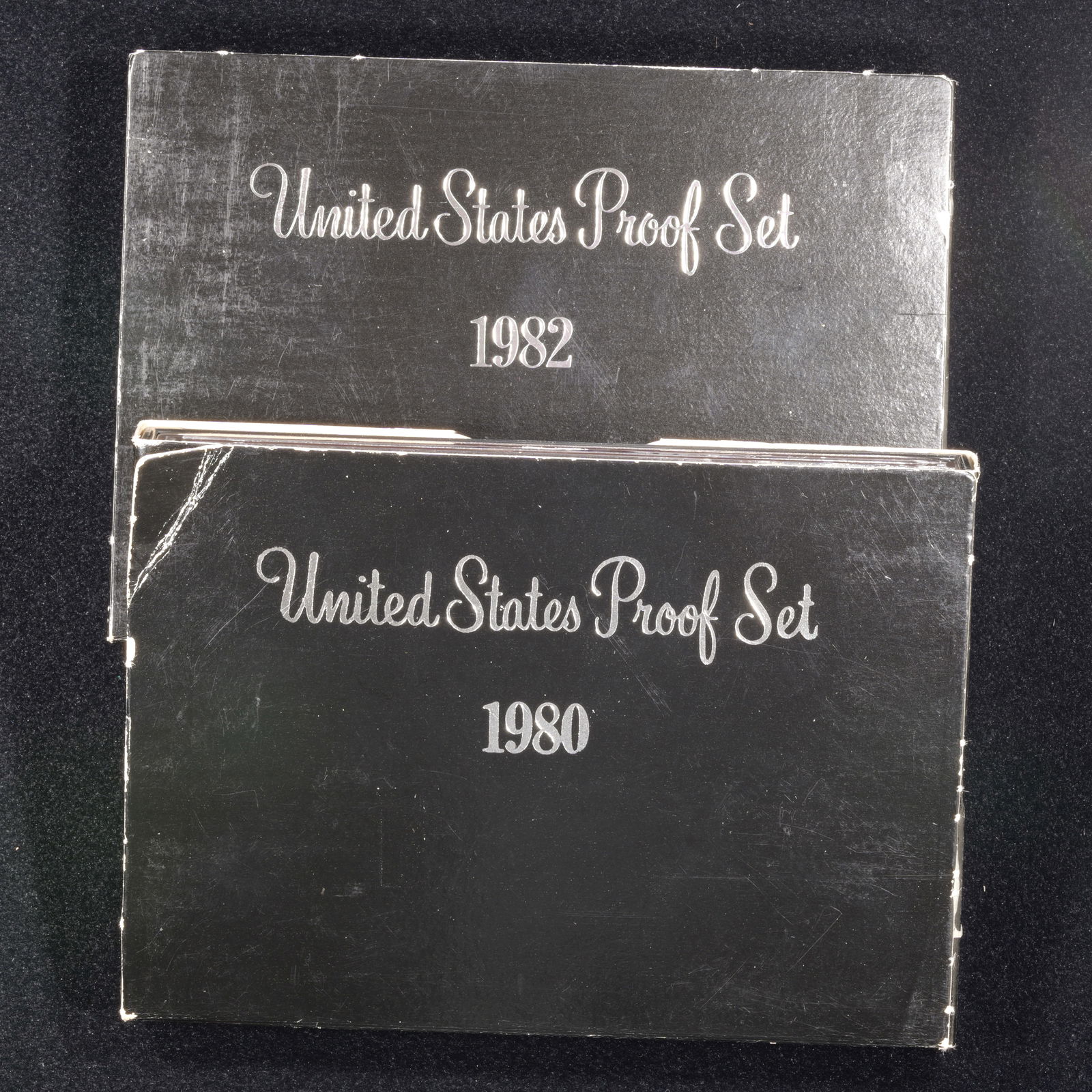 1980 and 1982 US Proof Sets in Original Government Packaging (1 of 1)