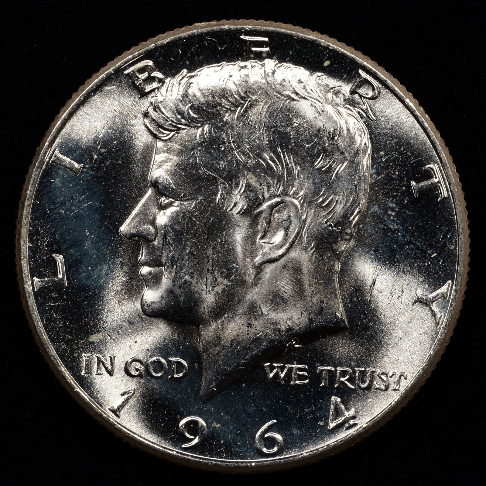 1964 Kennedy Silver Half Dollar - 50c - GEM Uncirculated (1 of 2)