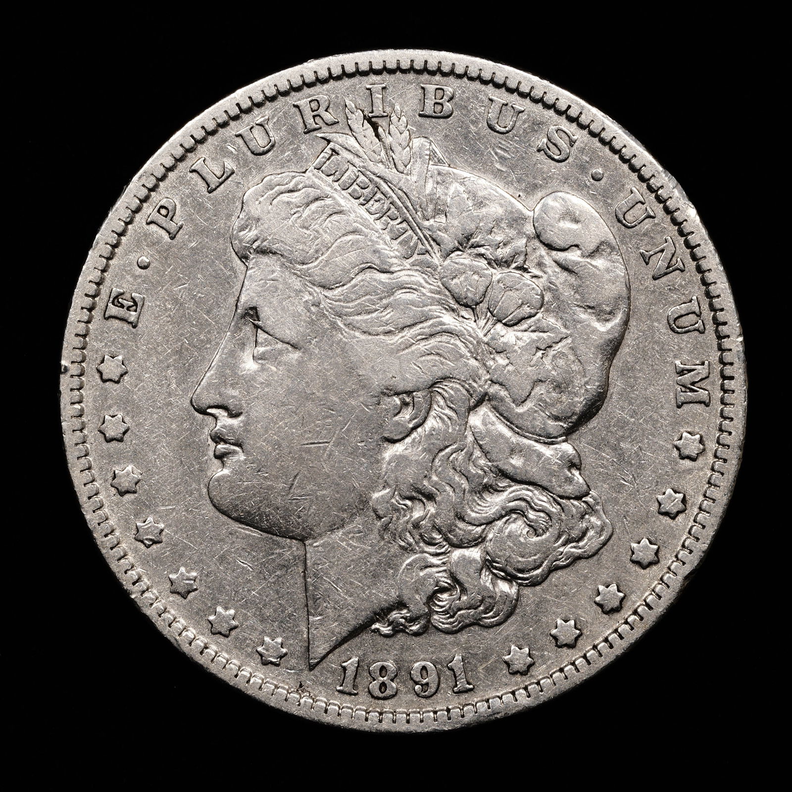 1891 Morgan Silver Dollar - $1 - Very Fine (1 of 2)