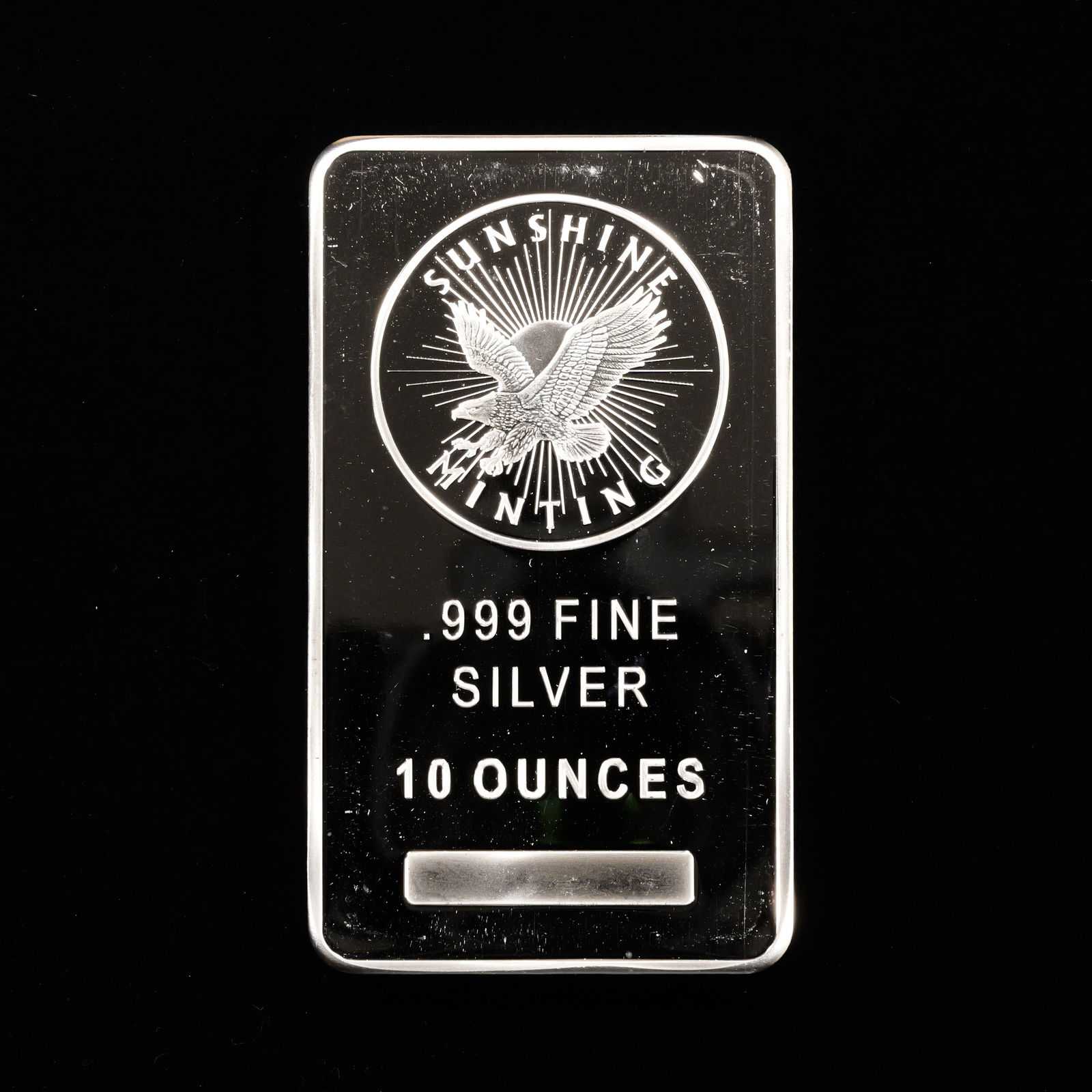 *HIGHLIGHT* Sunshine Minting 10 oz Silver Bar (1 of 2)