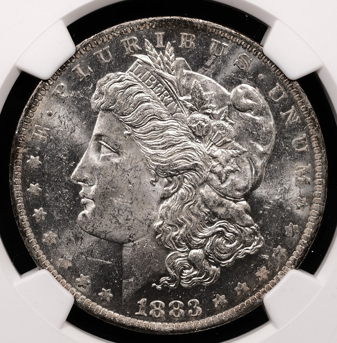 1883-O Morgan Silver Dollar - $1 - NGC GRADED MS62 (1 of 4)