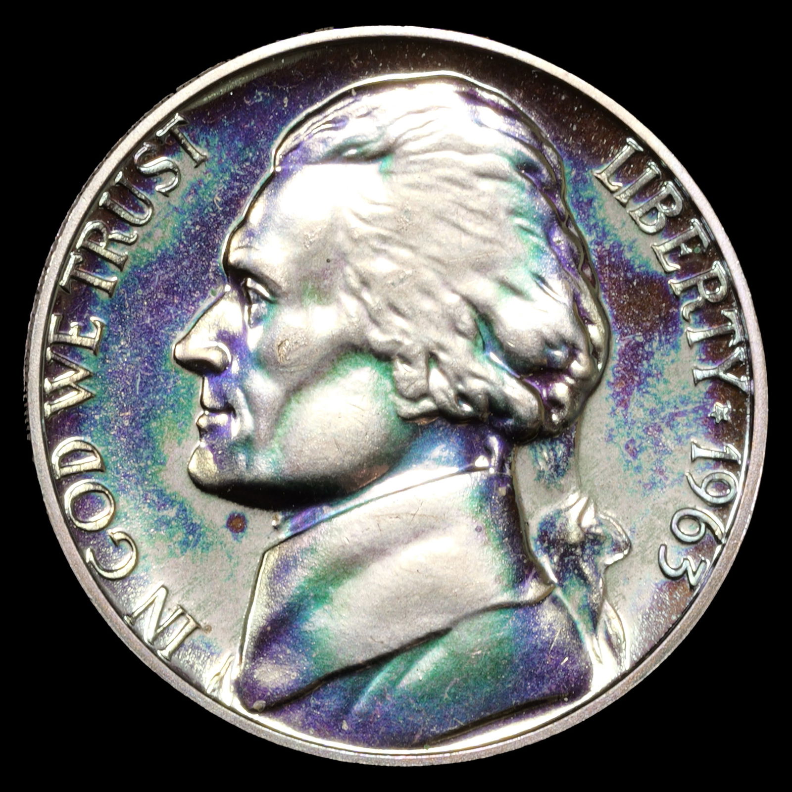 *HIGHLIGHT* Proof 1963 Jefferson Nickel - 5c - Superb GEM Plus Uncirculated (1 of 2)