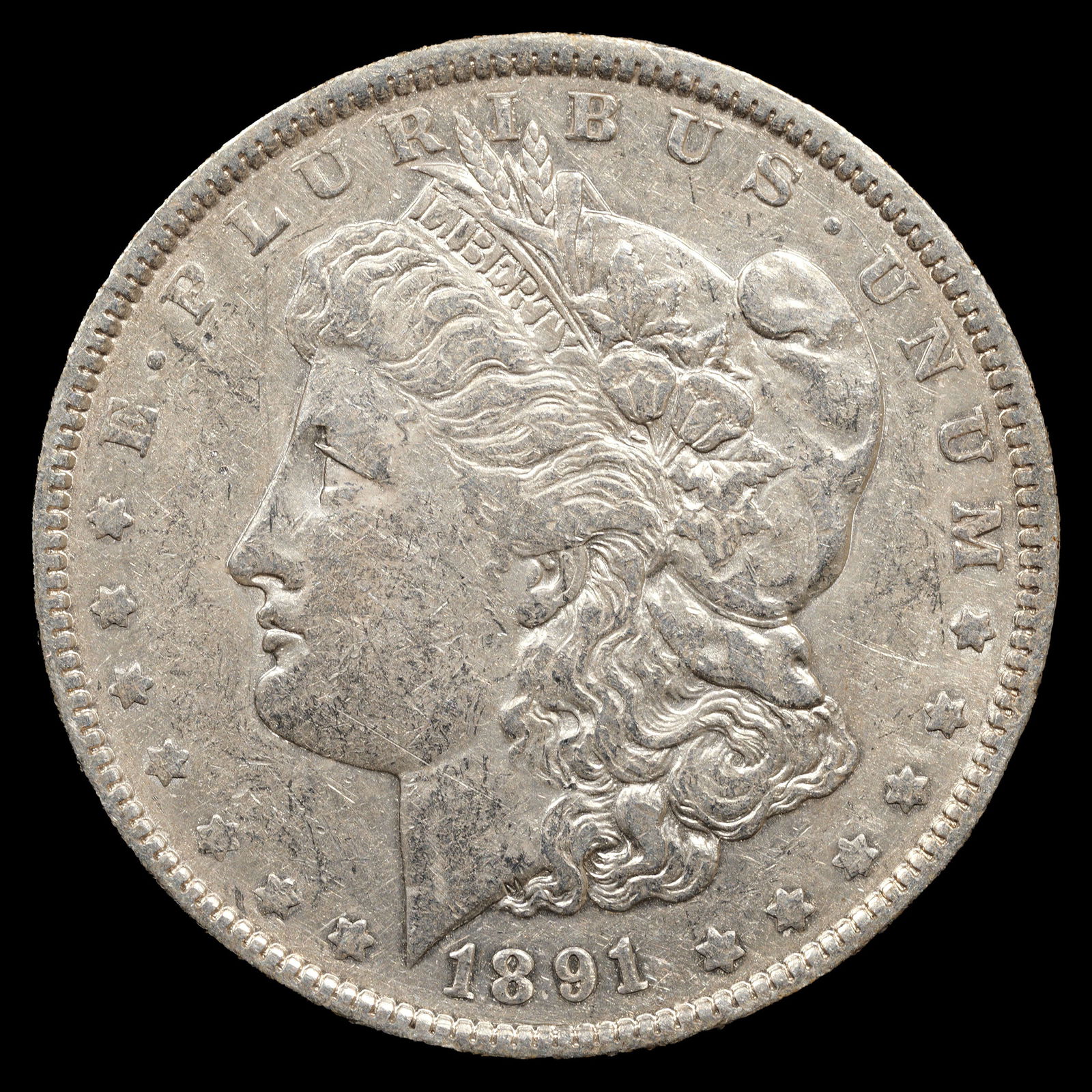 1891-O Morgan Silver Dollar - $1 - About Uncirculated (1 of 2)