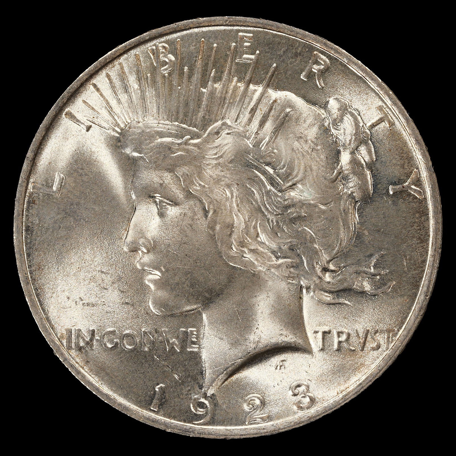 1923 Peace Silver Dollar - $1 - Brilliant Uncirculated Plus (1 of 2)