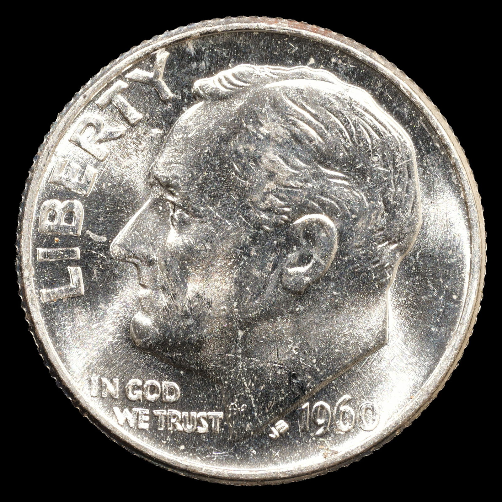 1960 Roosevelt Silver Dime - 10c - Choice Brilliant Uncirculated (1 of 2)