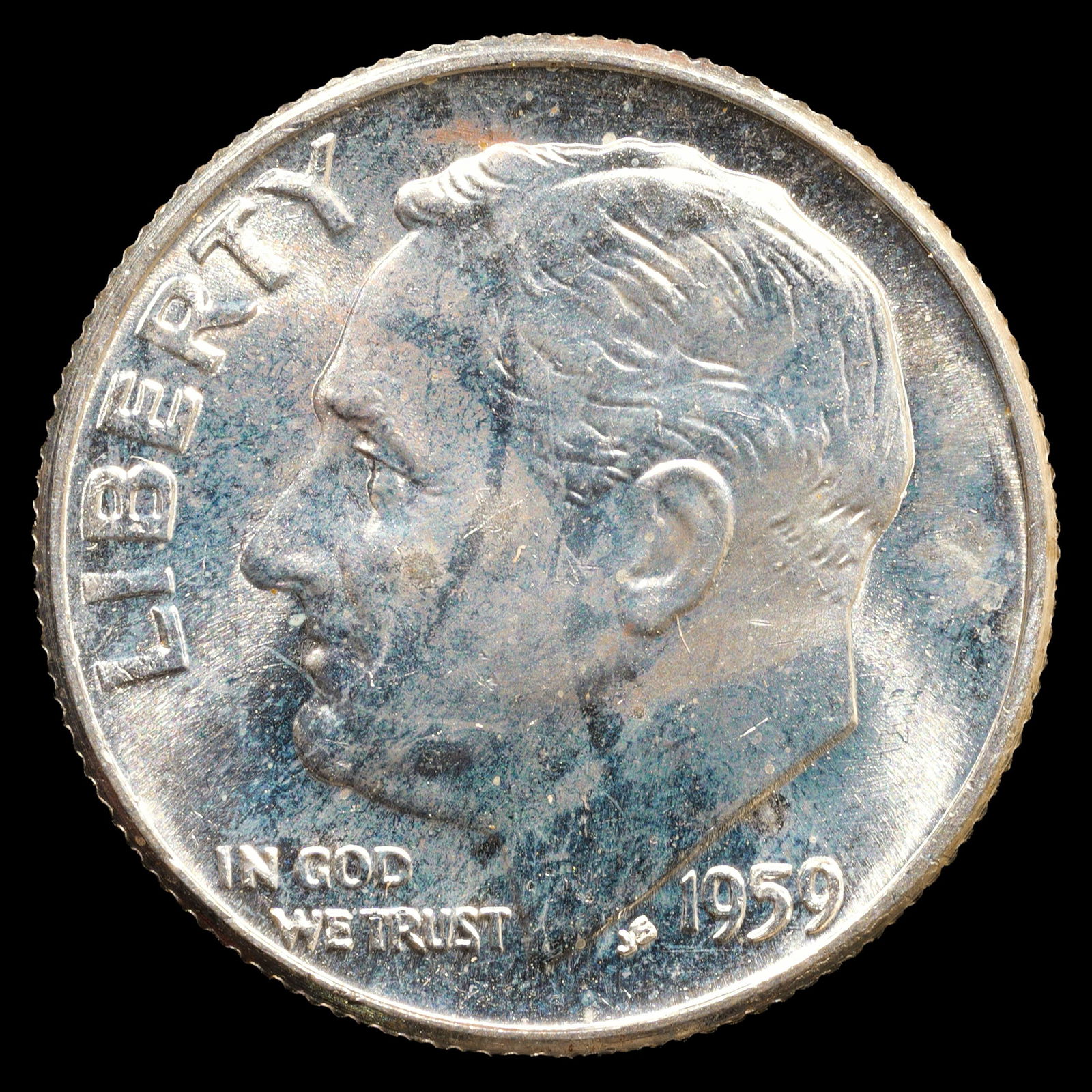 1959 Roosevelt Silver Dime - 10c - GEM Uncirculated (1 of 2)