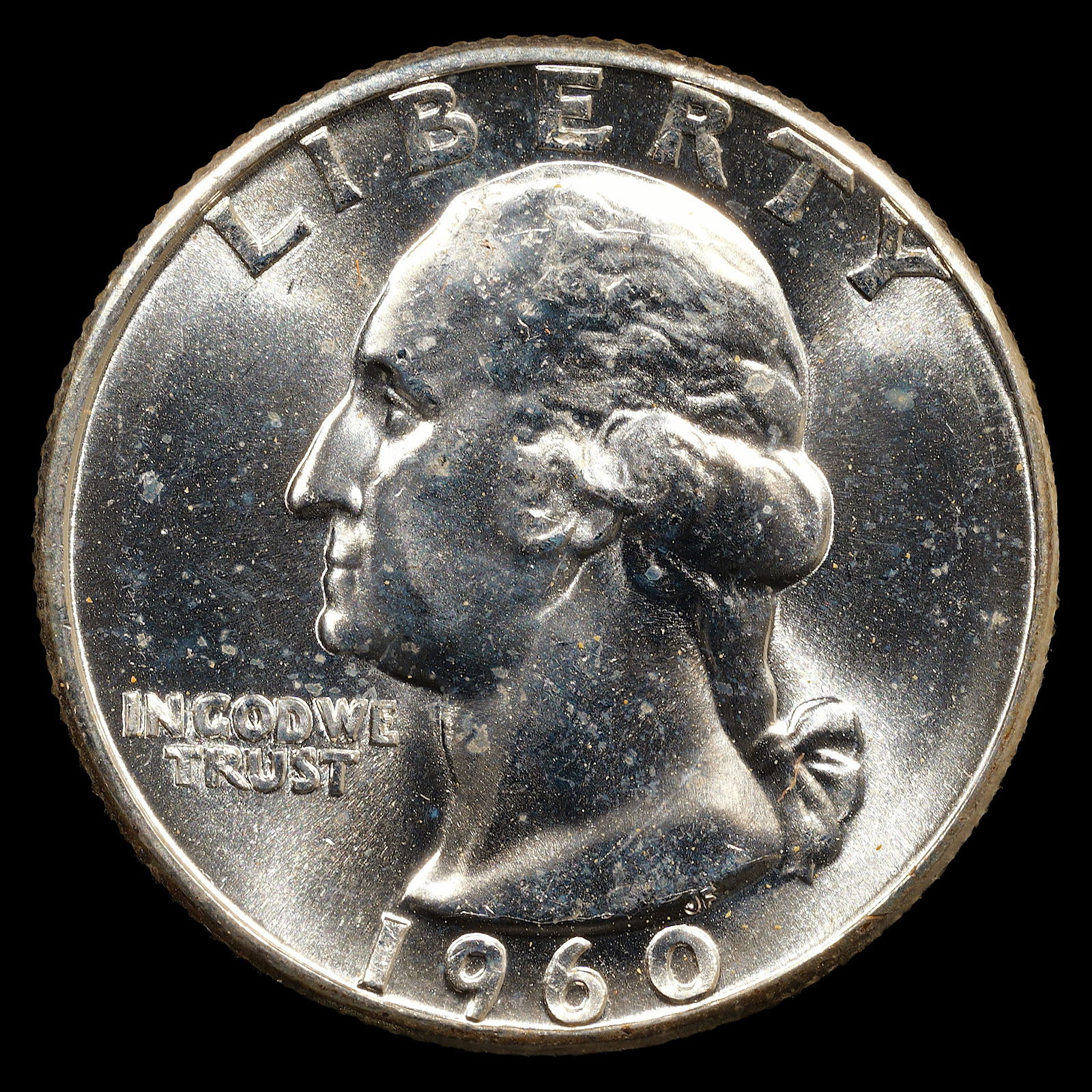 1960 Washington Silver Quarter - 25c - GEM Uncirculated (1 of 2)