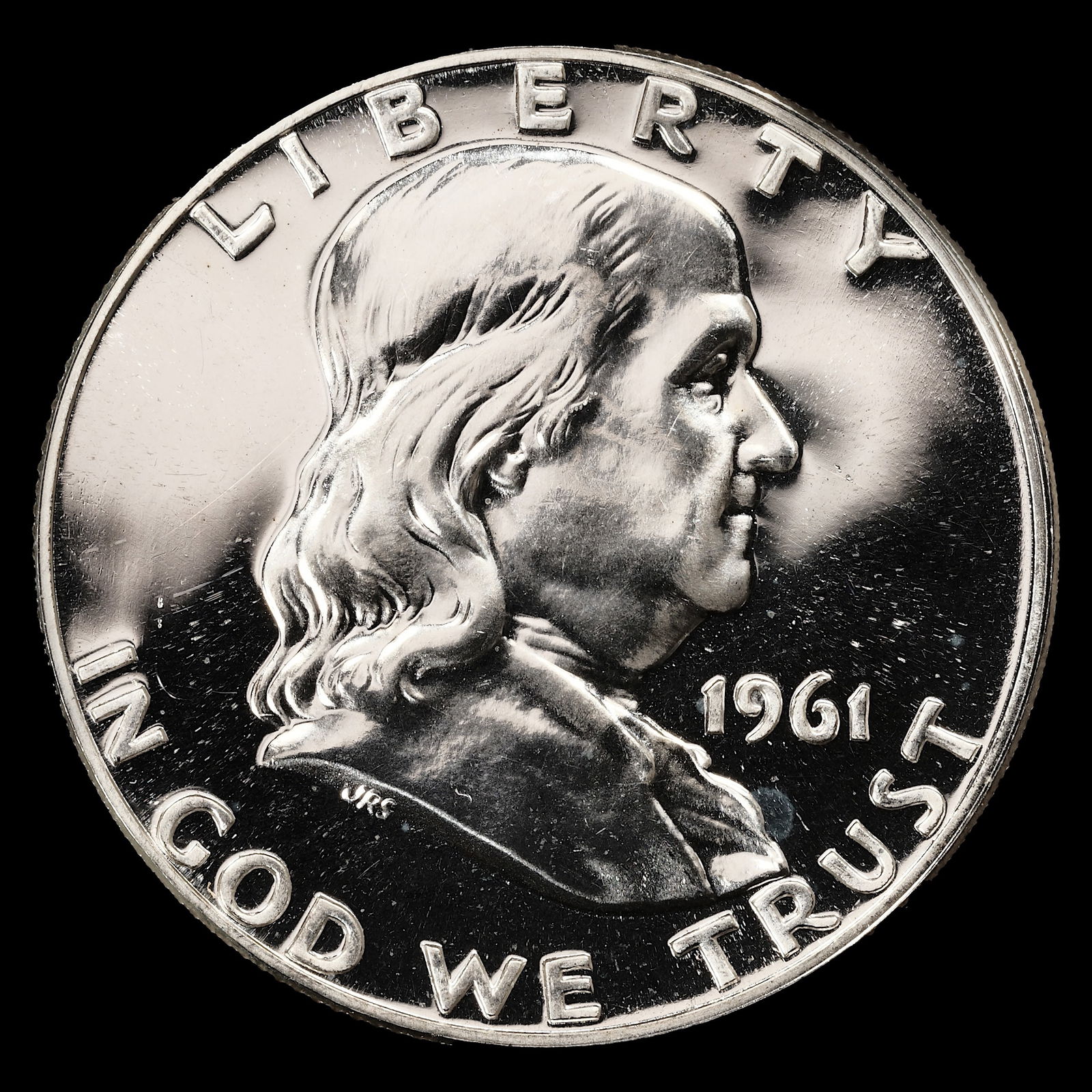 1961 Proof Franklin Half Dollar - 50c - Superb GEM Uncirculated (1 of 2)