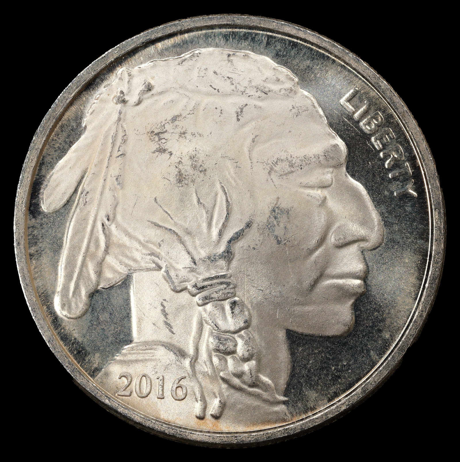 *1 oz ASW* 2016 Buffalo Round - 1 oz Troy .999 Fine Silver Round: Silver Bullion Low Estimate: 50.00 High Estimate: 75.00