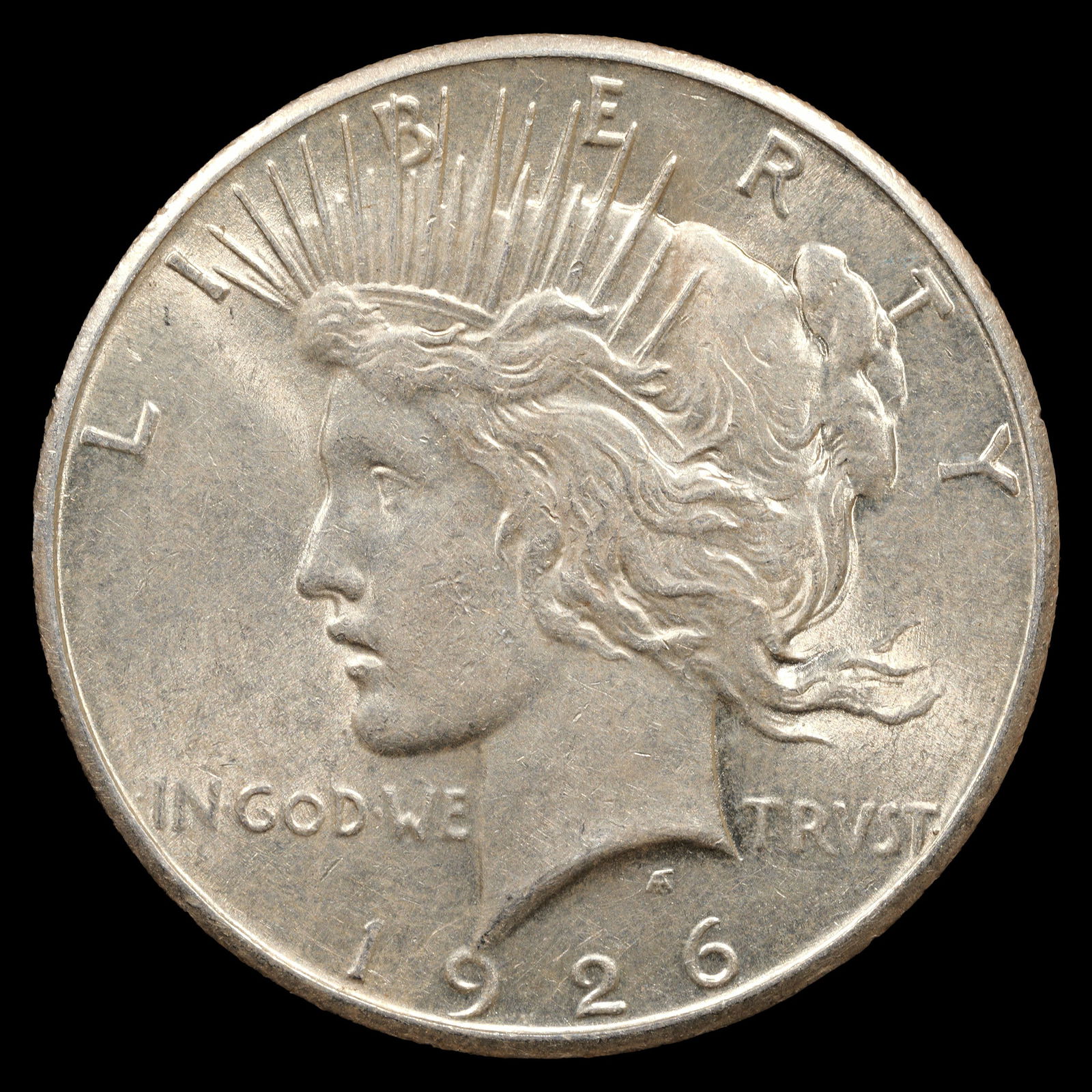 1926-S Peace Silver Dollar - $1 - Choice Plus About Uncirculated (1 of 2)