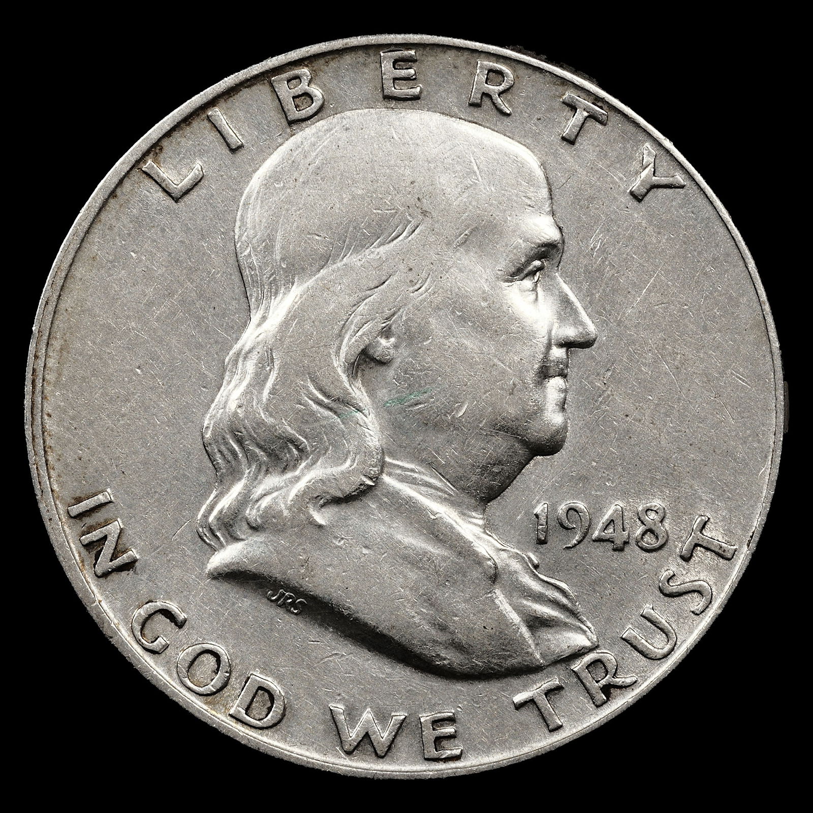 1948 Franklin Half Dollar - 50c - About Uncirculated (1 of 2)